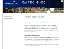 Tablet Screenshot of characterproducts.com.au